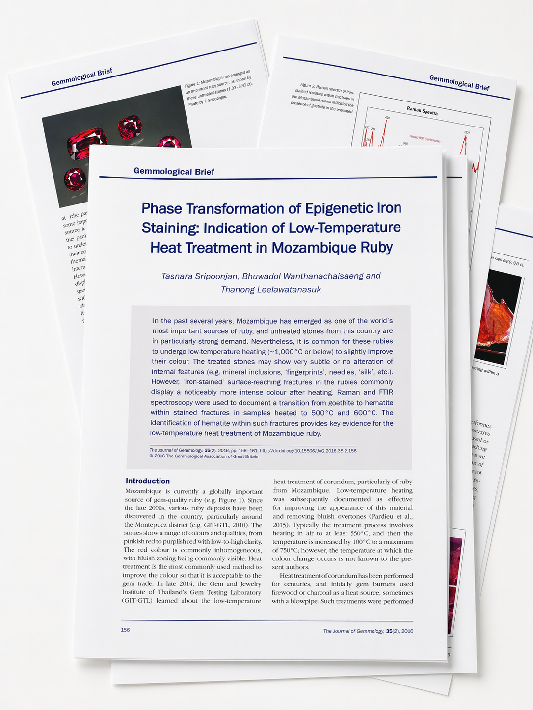 Phase Transformation of Epigenetic Iron Staining